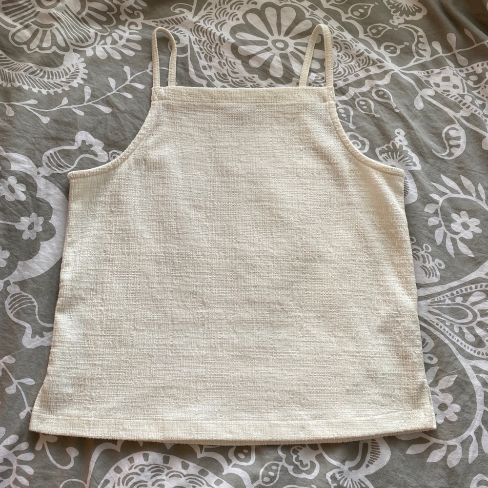 madewell apron tank top